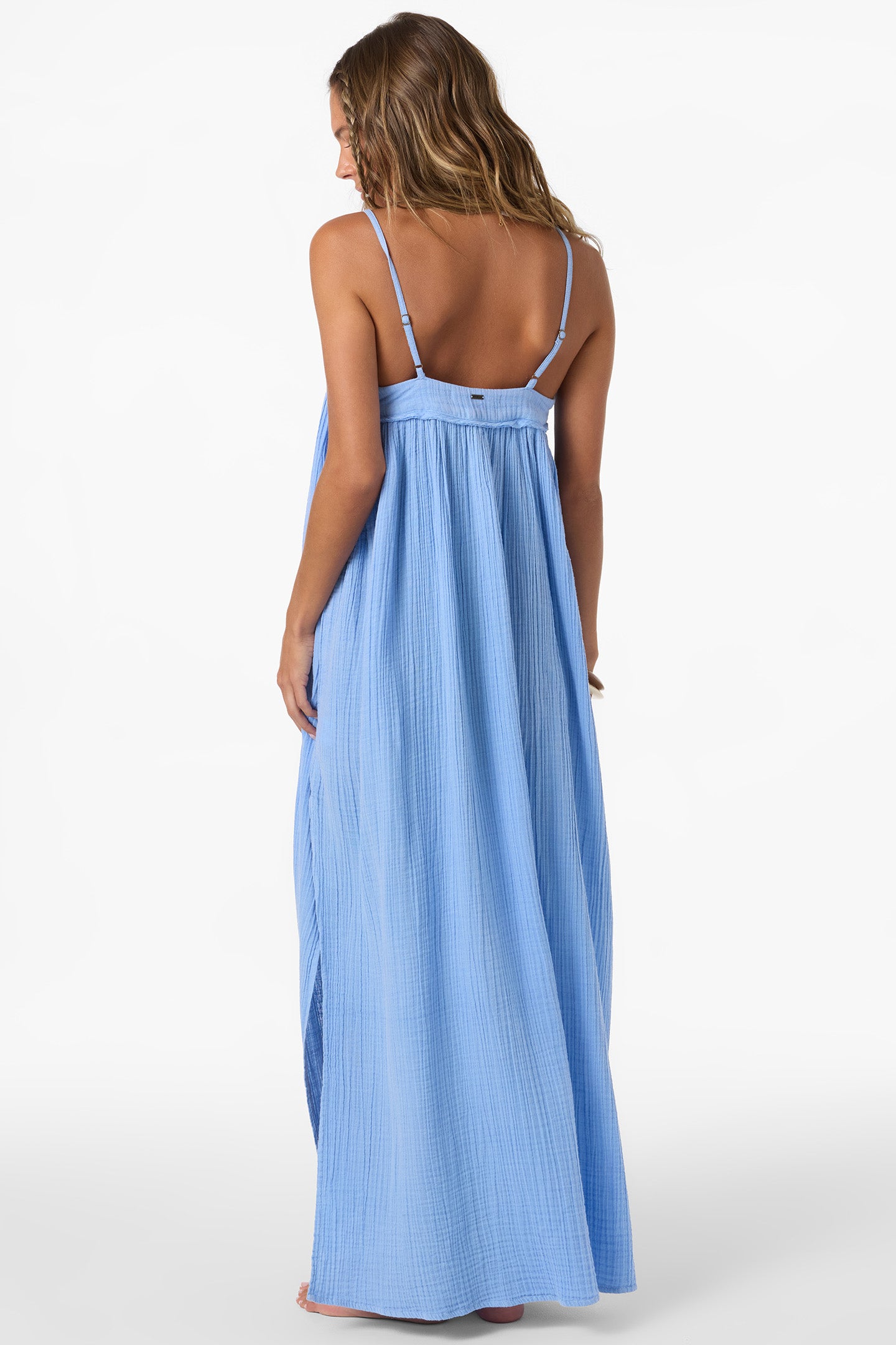 SALTWATER SOLIDS SAI MAXI COVERUP DRESS