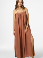 SALTWATER SOLIDS SAI MAXI COVERUP DRESS