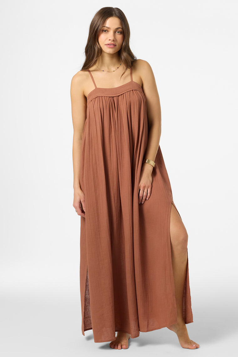 SALTWATER SOLIDS SAI MAXI COVERUP DRESS