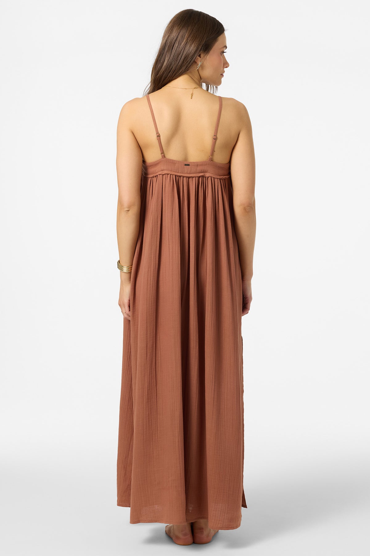 SALTWATER SOLIDS SAI MAXI COVERUP DRESS