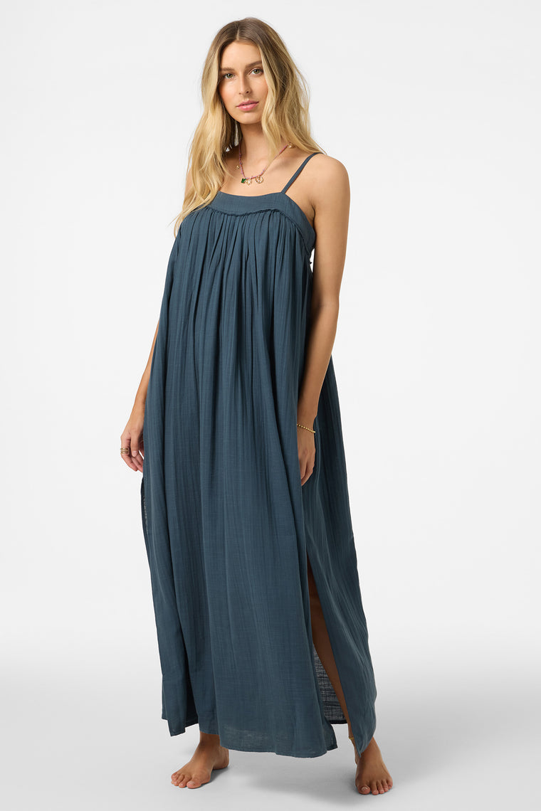 SALTWATER SOLIDS SAI MAXI COVERUP DRESS