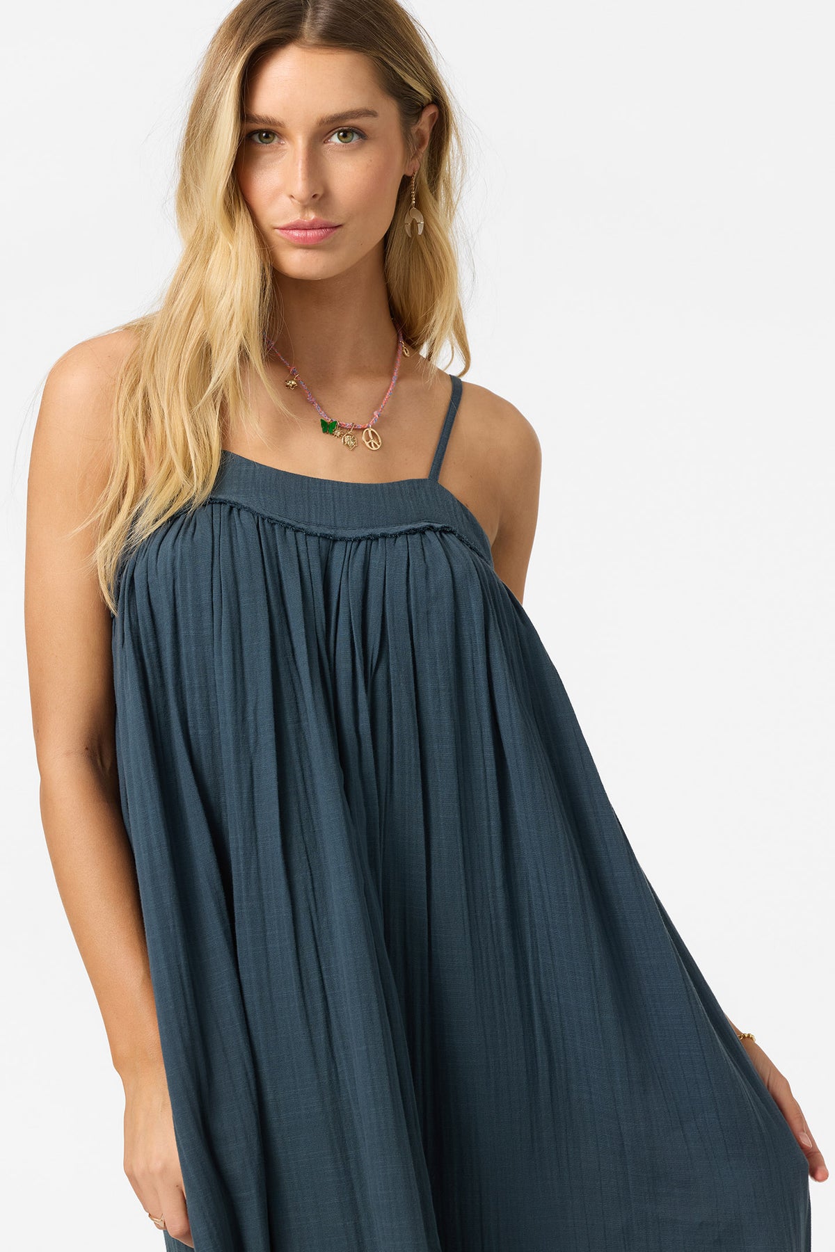 SALTWATER SOLIDS SAI MAXI COVERUP DRESS