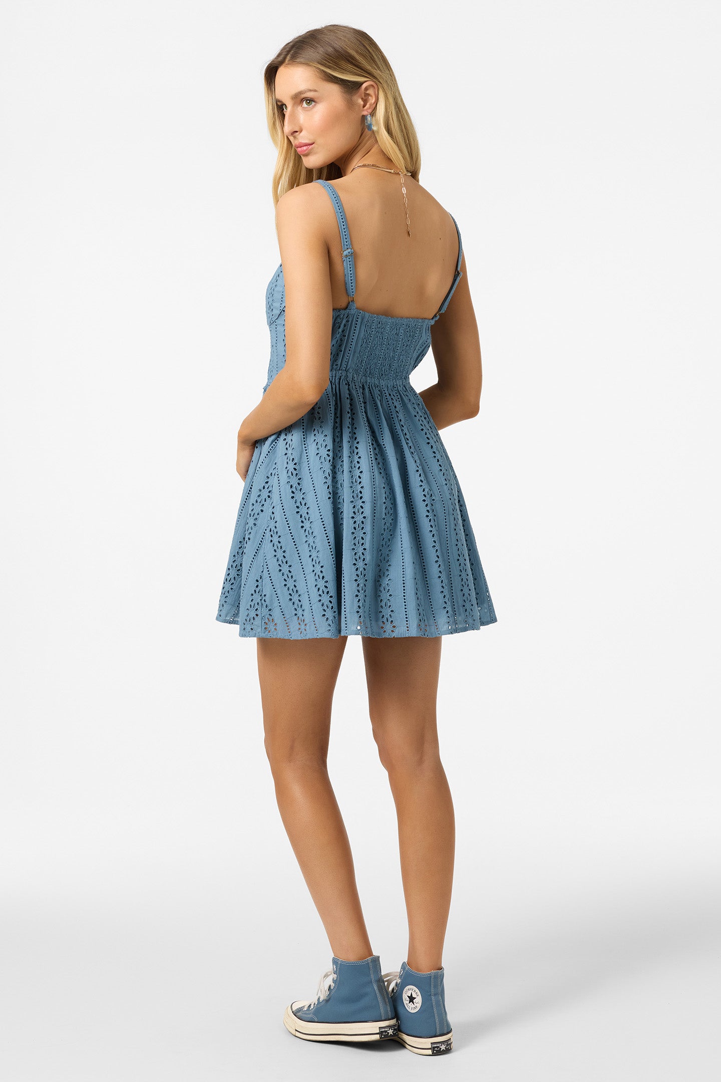 CAMDEN EMBORIDERED MINI DRESS