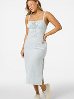 WILEY PLAID MIDI DRESS