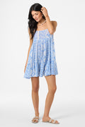 SALTWATER ESSENTIALS RILEE PRINTED MINI COVERUP DRESS