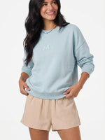 SOLID BUTTER CREW FLEECE