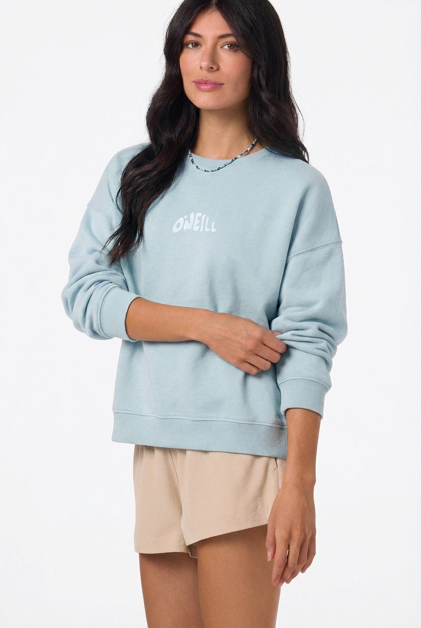 SOLID BUTTER CREW FLEECE