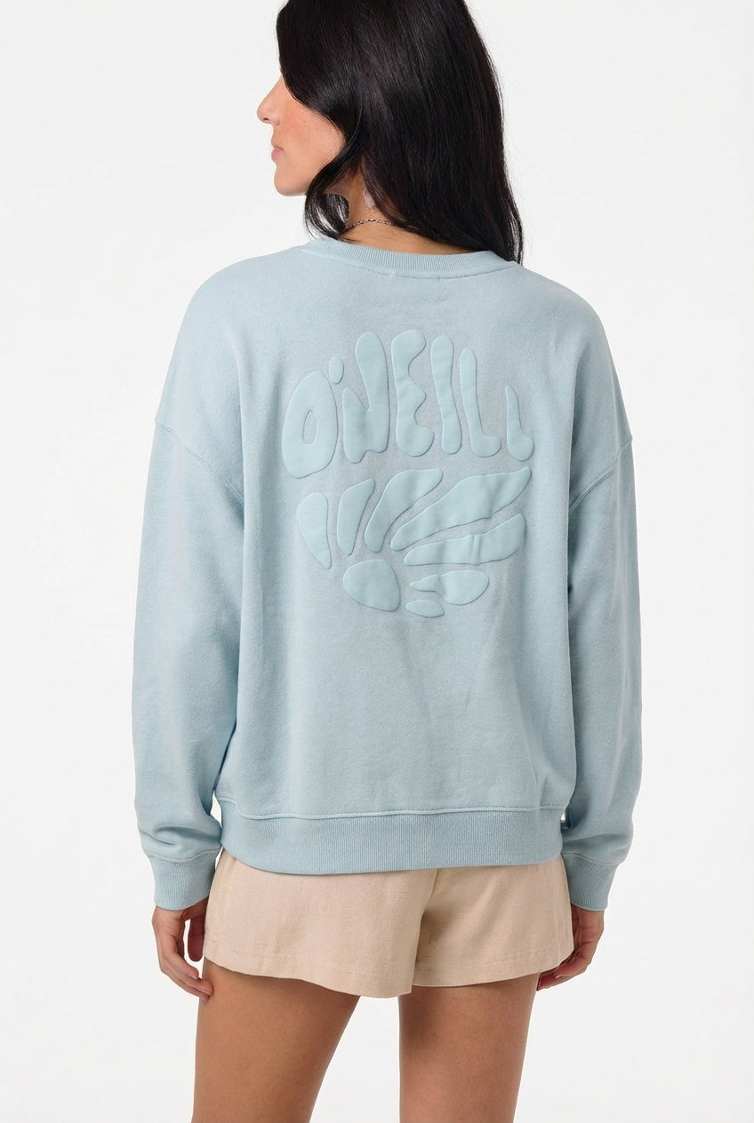 SOLID BUTTER CREW FLEECE