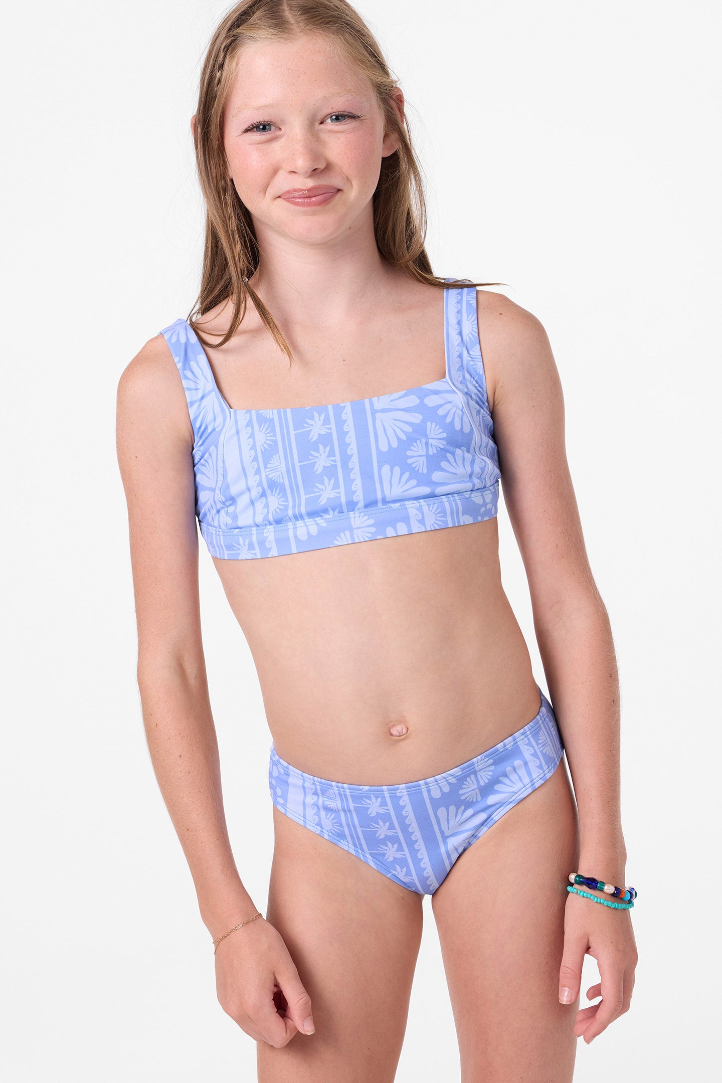 SURF ABSTRACT SQUARE NECK TANK SET