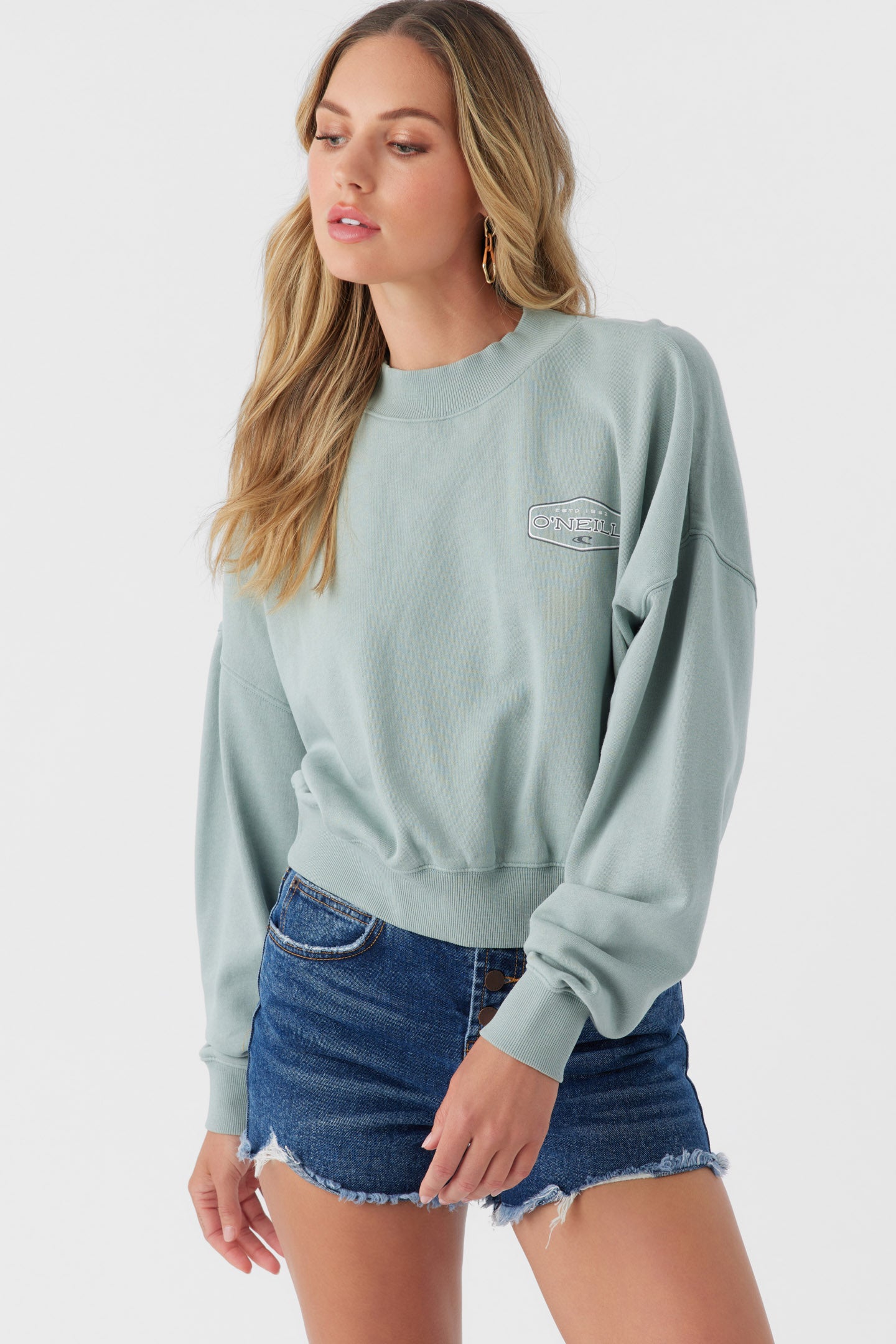 MOMENT CROP CREWNECK