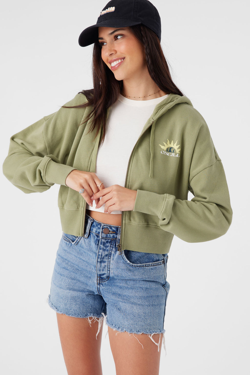 DARCIE ZIP HOODIE