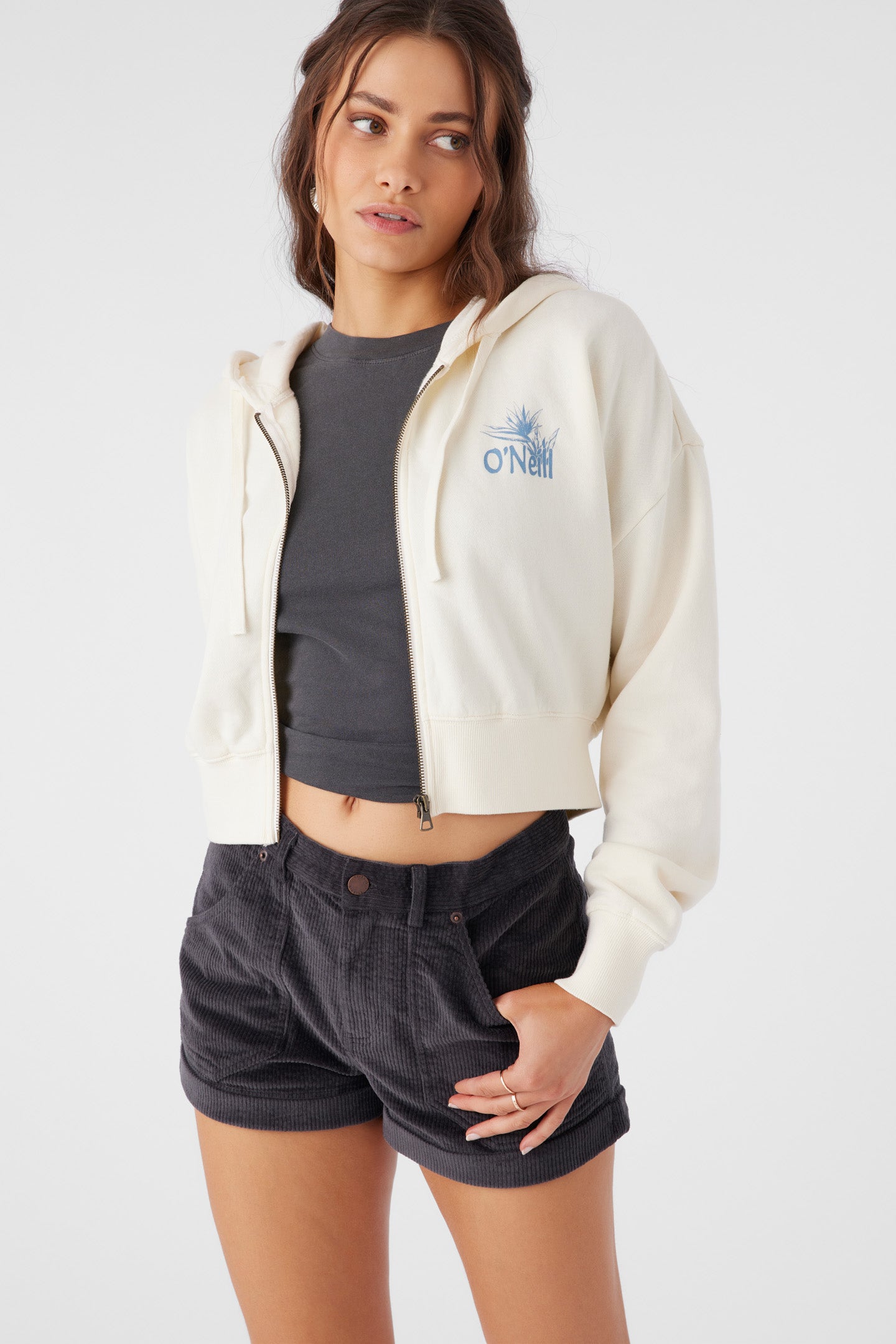 DARCIE ZIP HOODIE