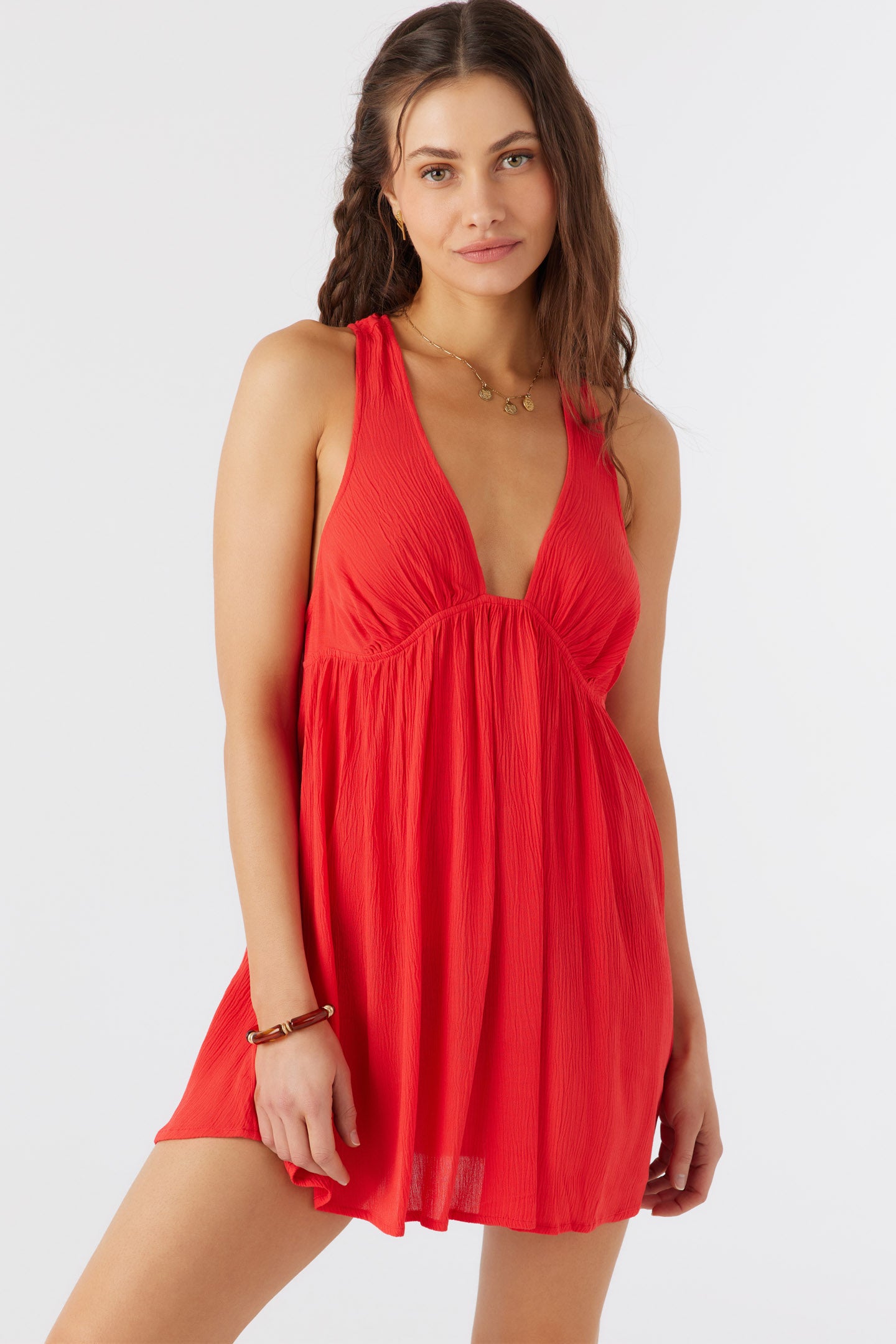 SALTWATER SOLIDS SARAH COVER UP