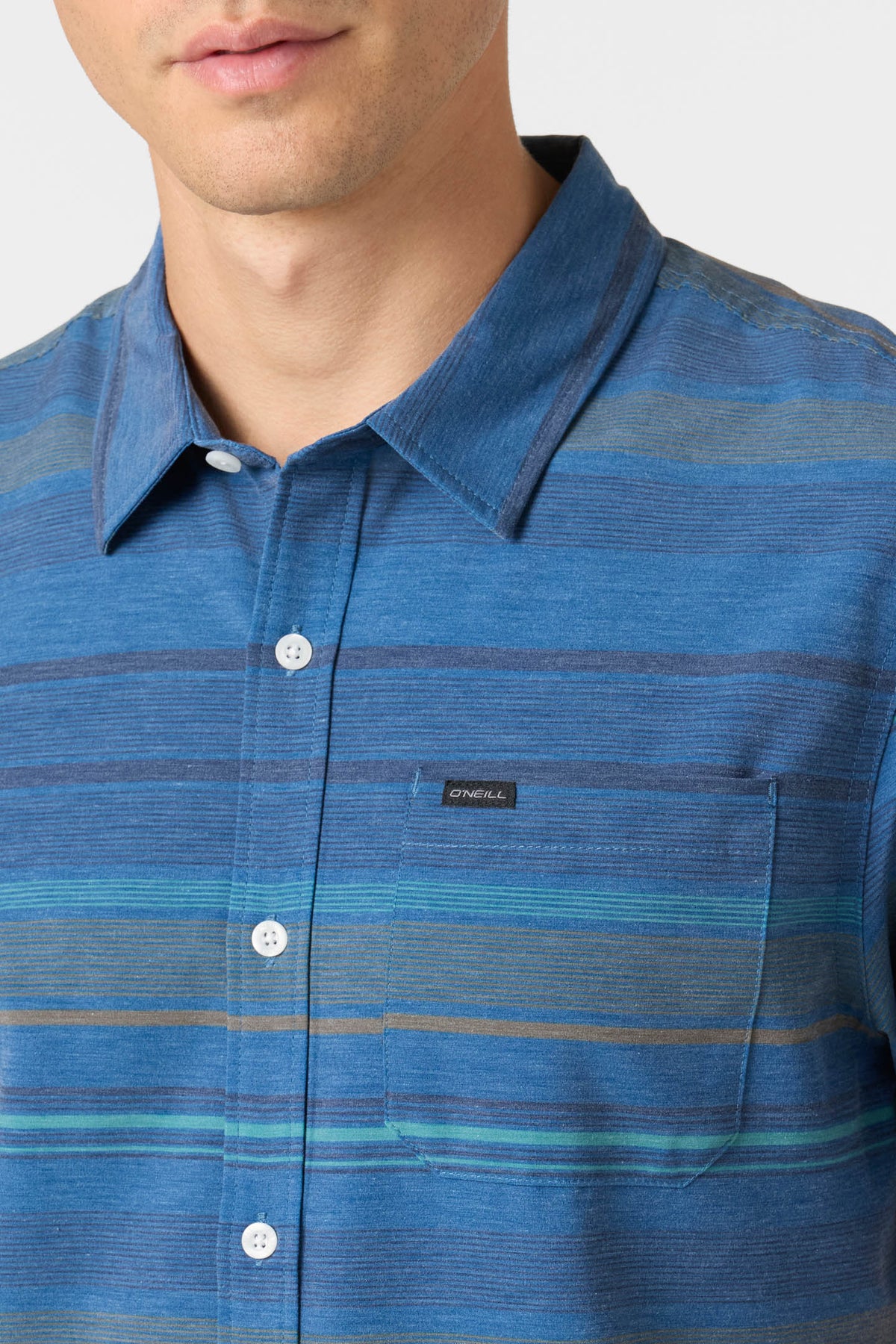 TRVLR UPF TRAVERSE STRIPED RELAXED