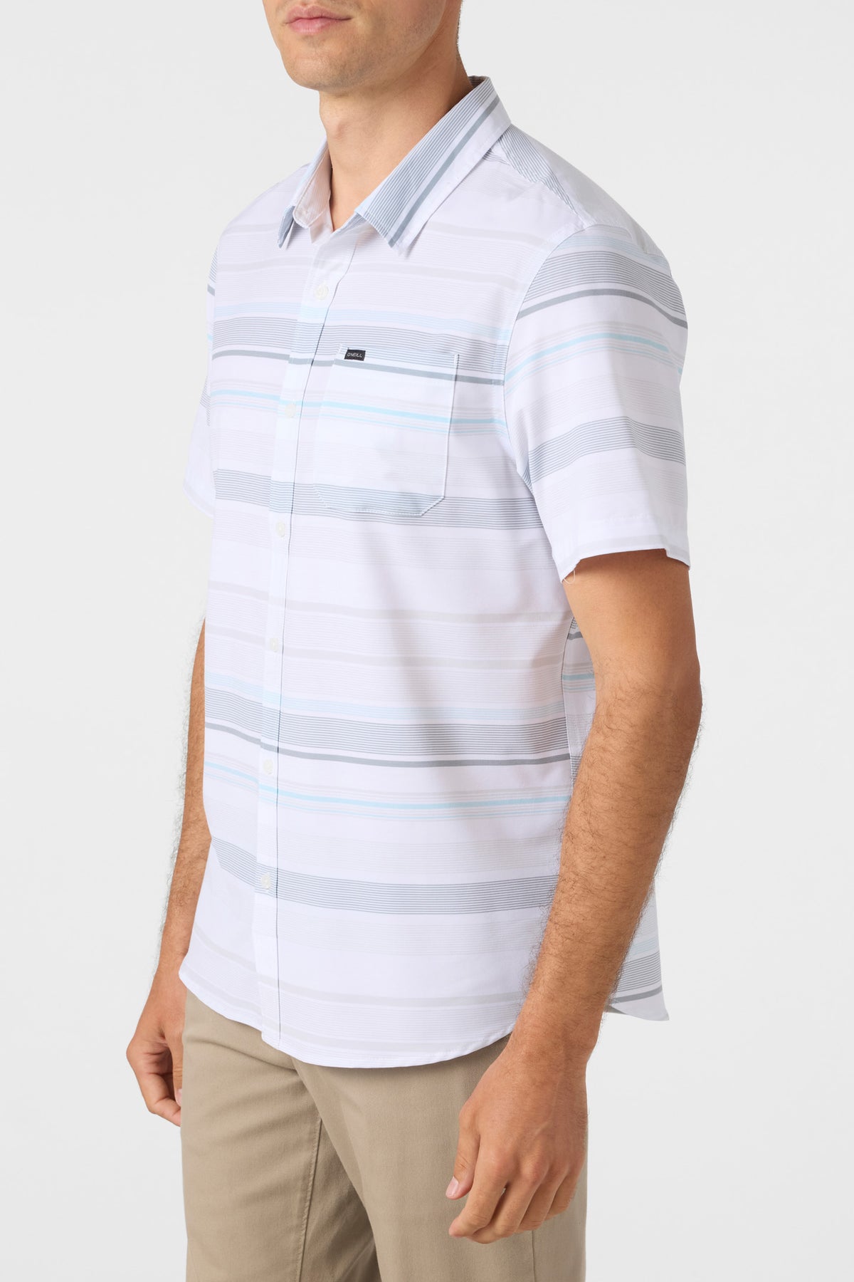 TRVLR UPF TRAVERSE STRIPED RELAXED
