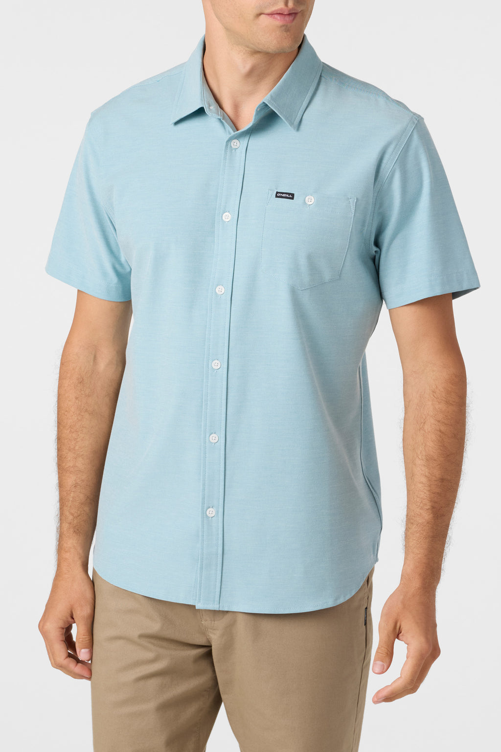 LIGHT CHECK HYBRID WOVEN TEE