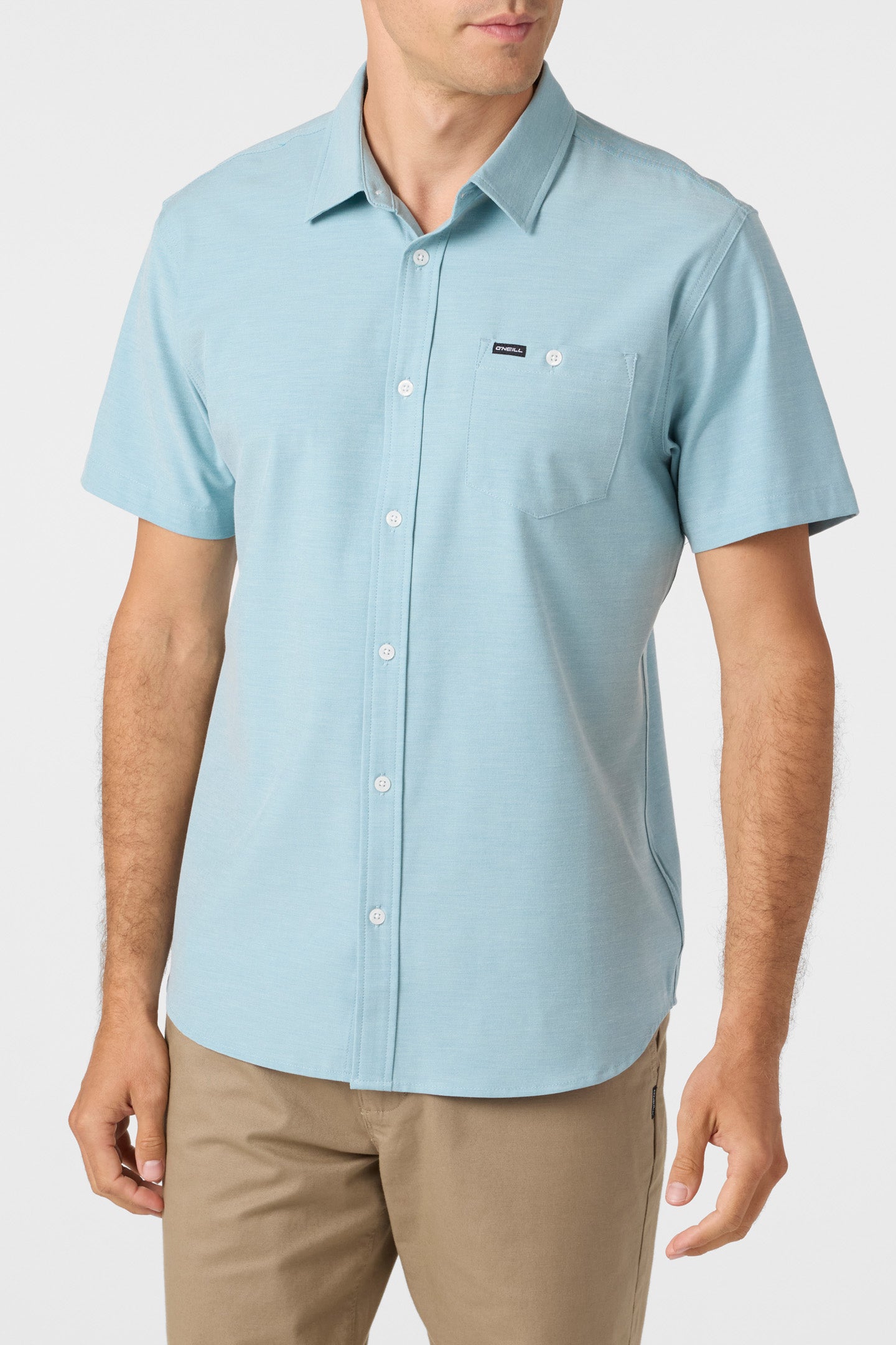 LIGHT CHECK HYBRID WOVEN TEE