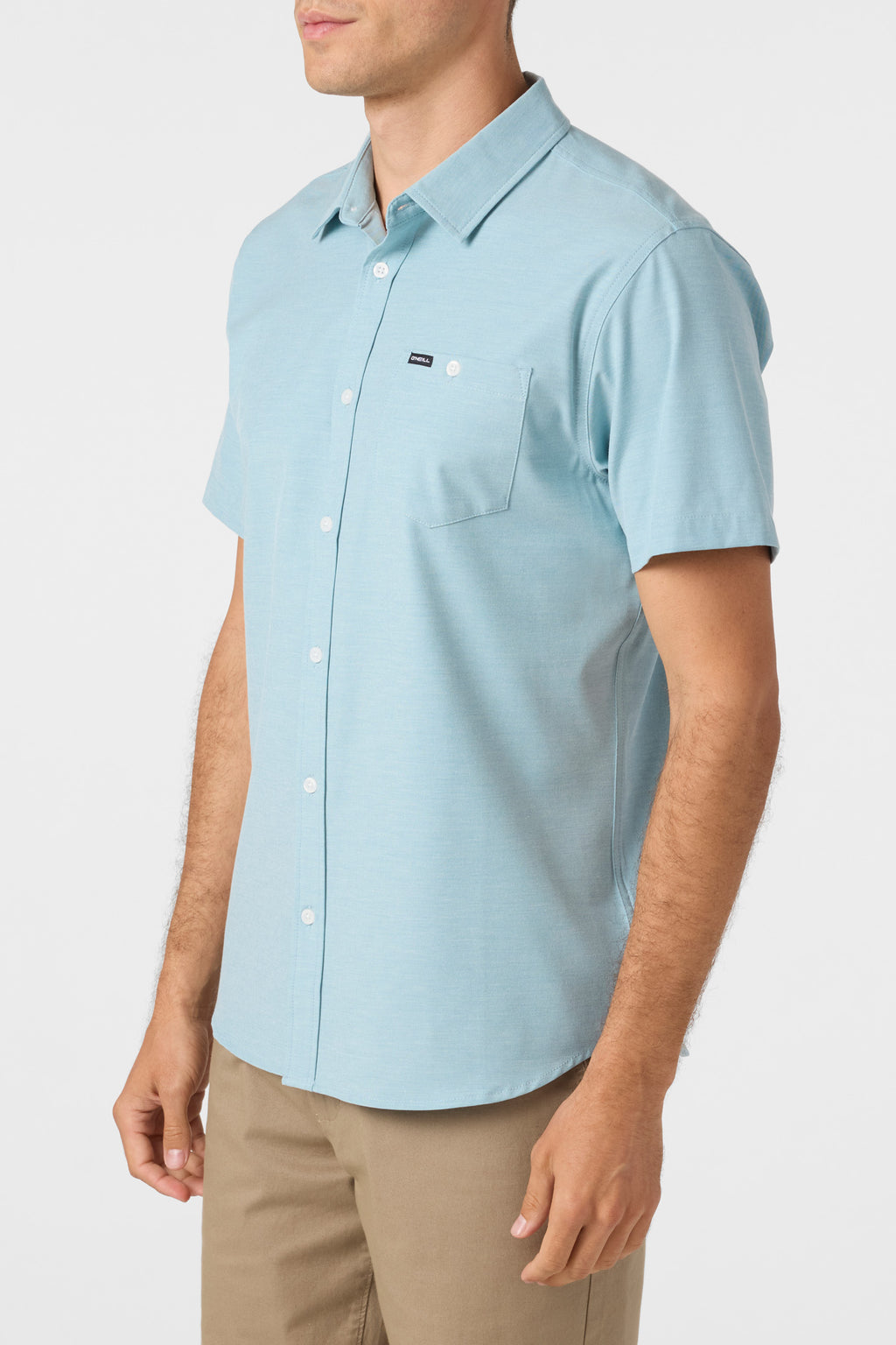 LIGHT CHECK HYBRID WOVEN TEE