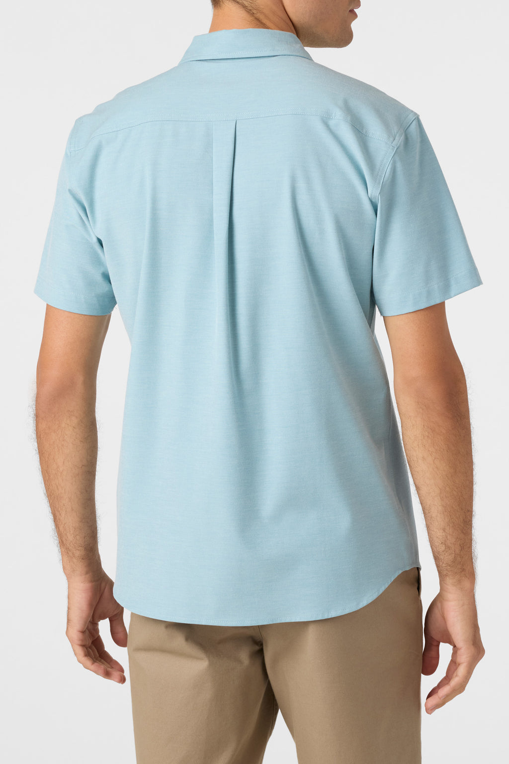 LIGHT CHECK HYBRID WOVEN TEE