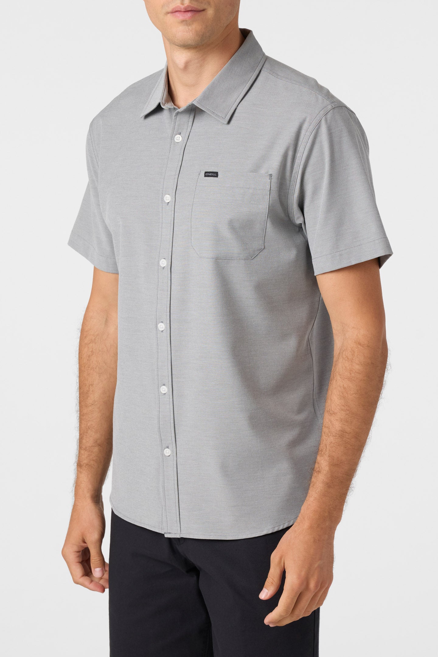 LIGHT CHECK HYBRID WOVEN TEE