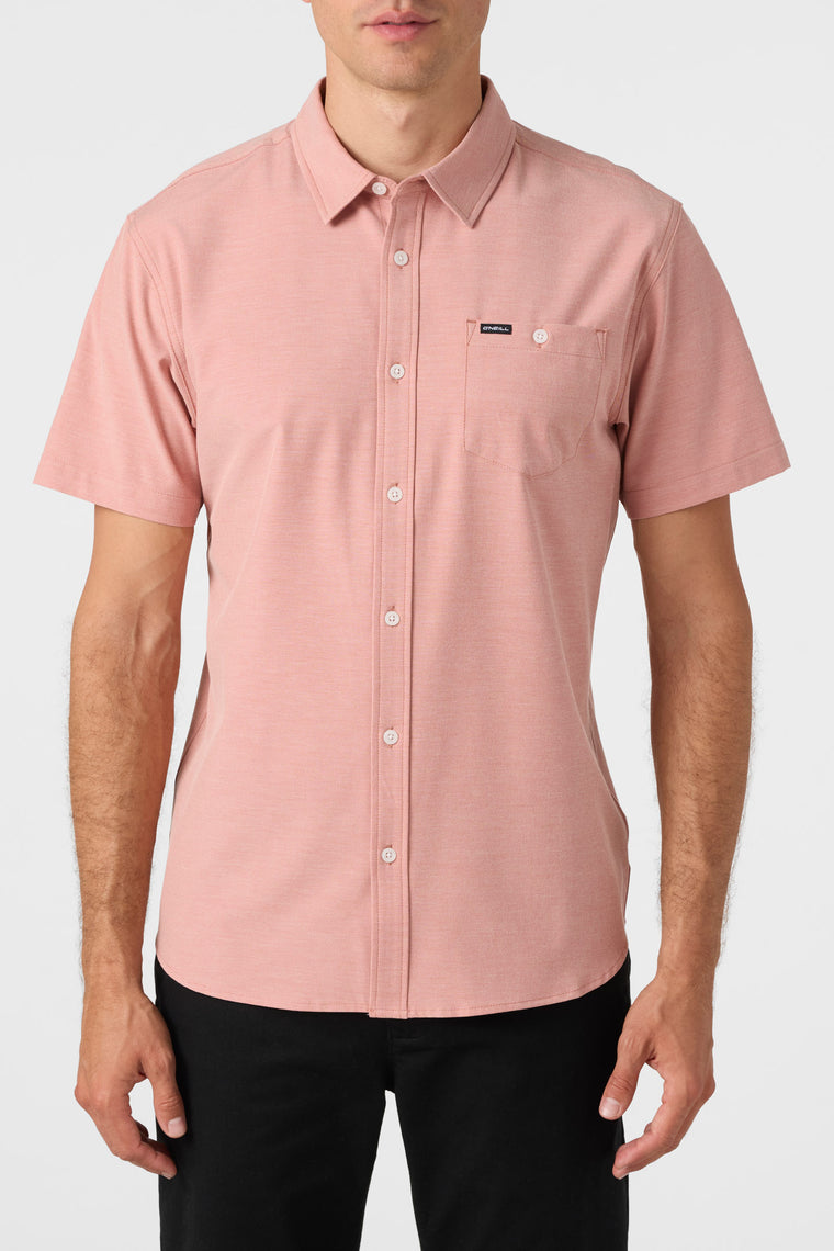 LIGHT CHECK HYBRID WOVEN TEE