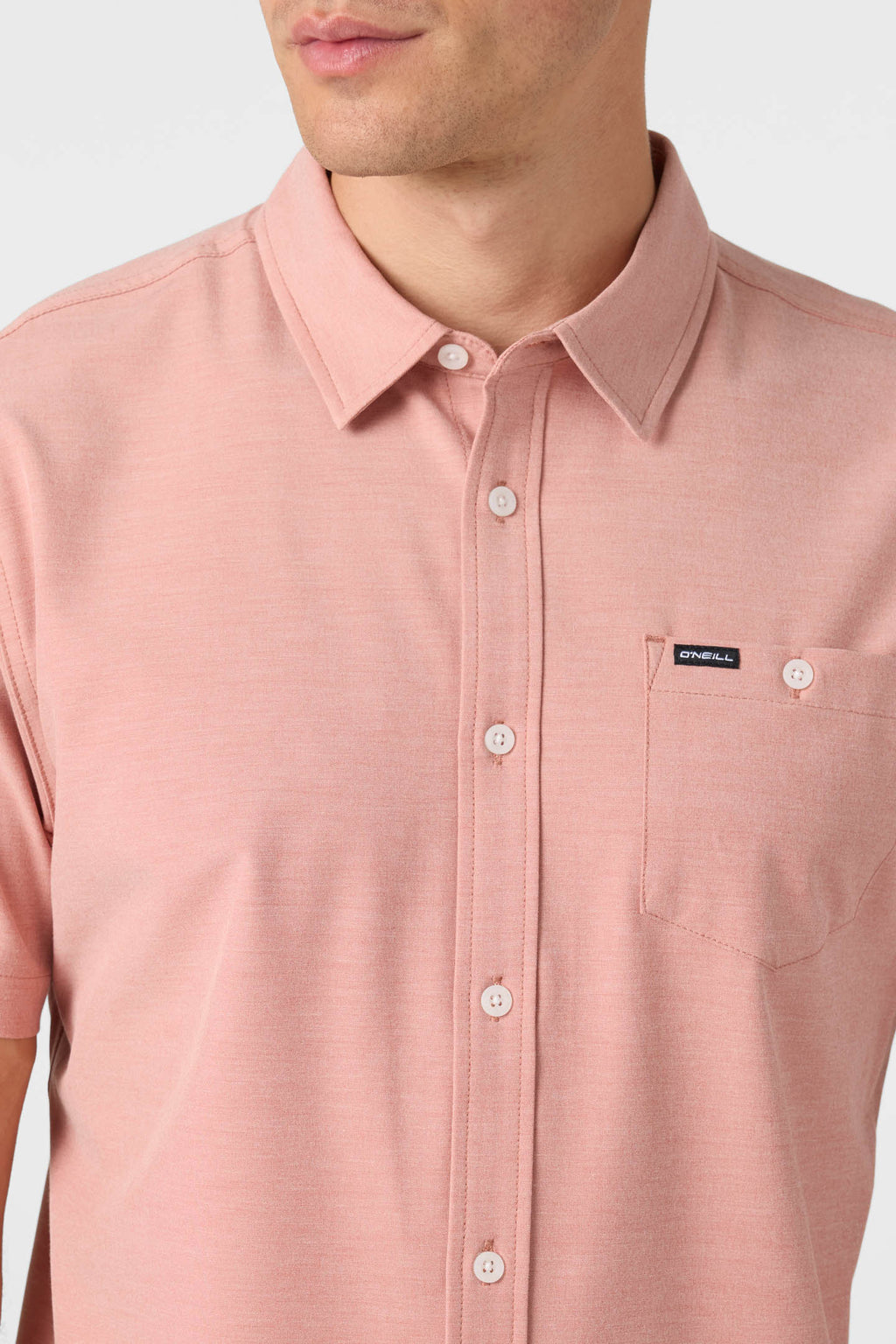 LIGHT CHECK HYBRID WOVEN TEE
