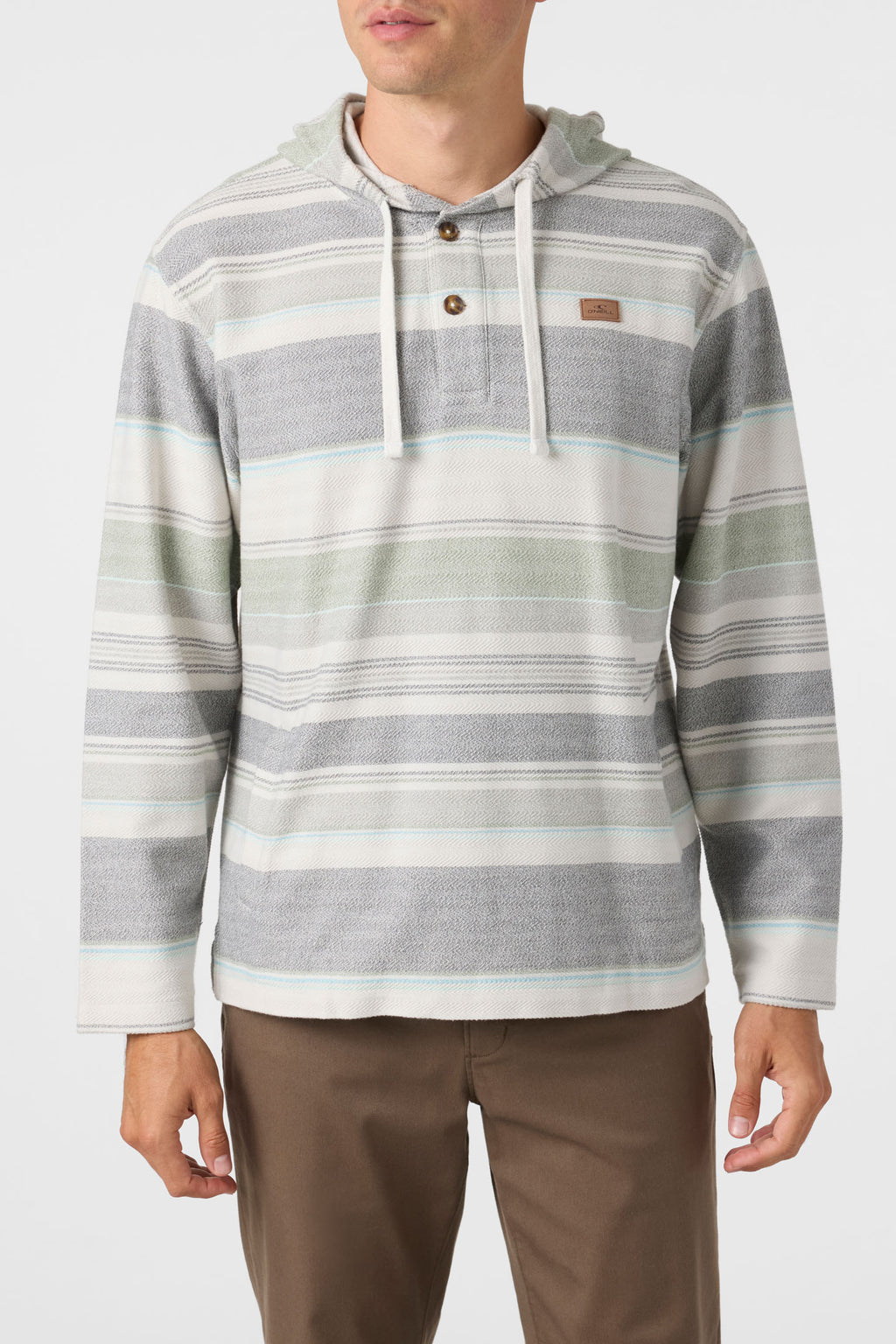 BAVARO STRIPE PONCHO HOODY