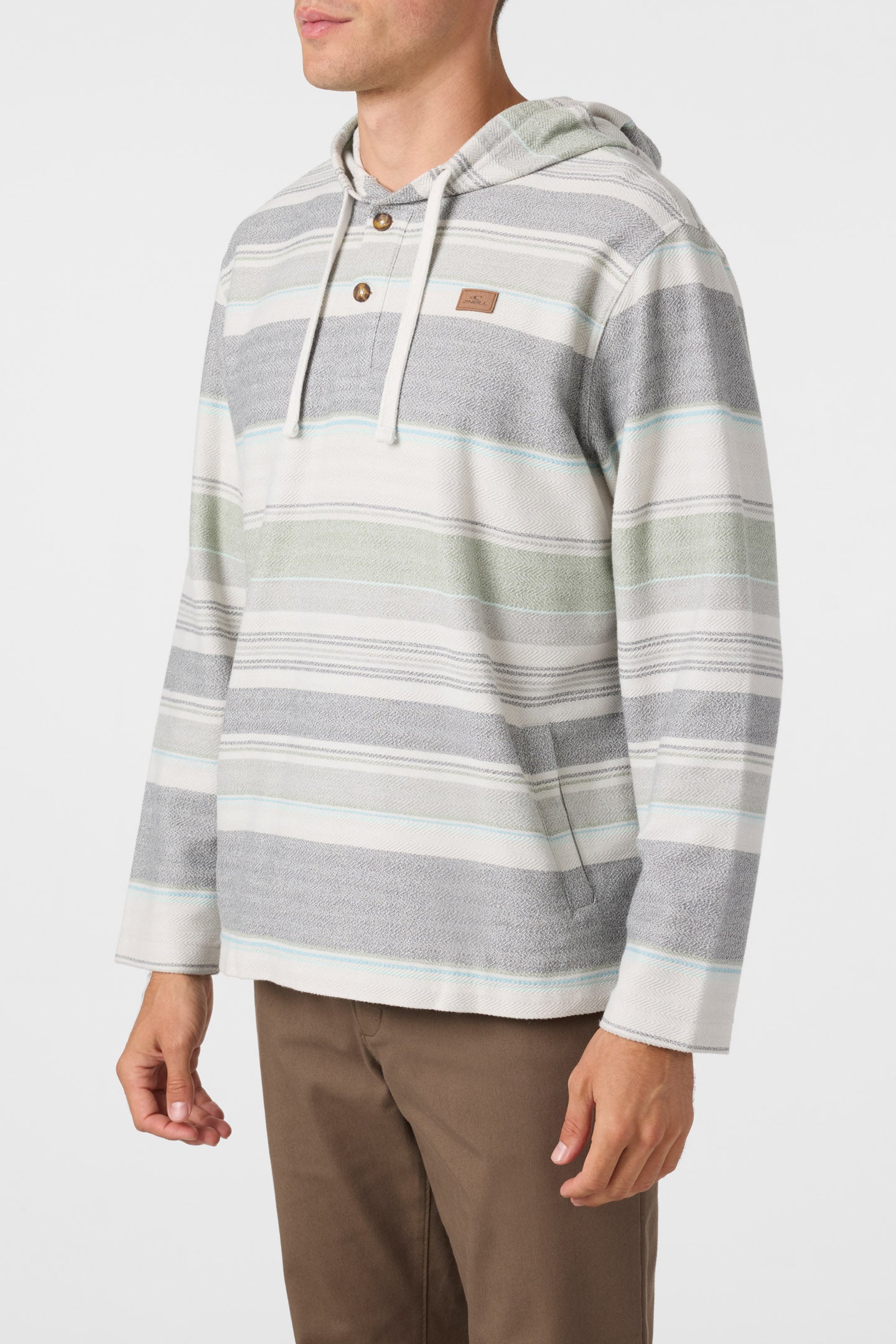 BAVARO STRIPE PONCHO HOODY