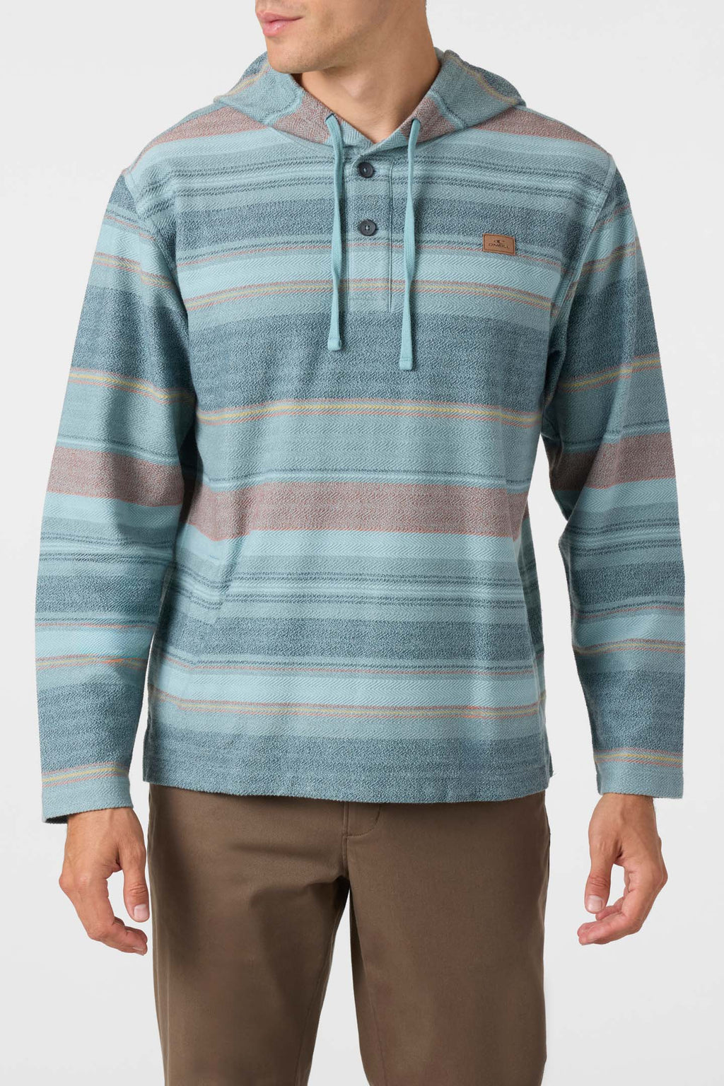 BAVARO STRIPE PONCHO HOODY