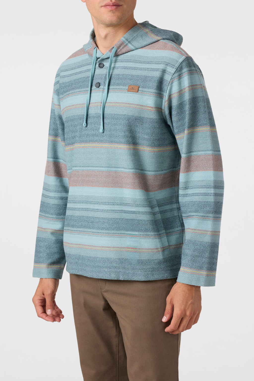 BAVARO STRIPE PONCHO HOODY