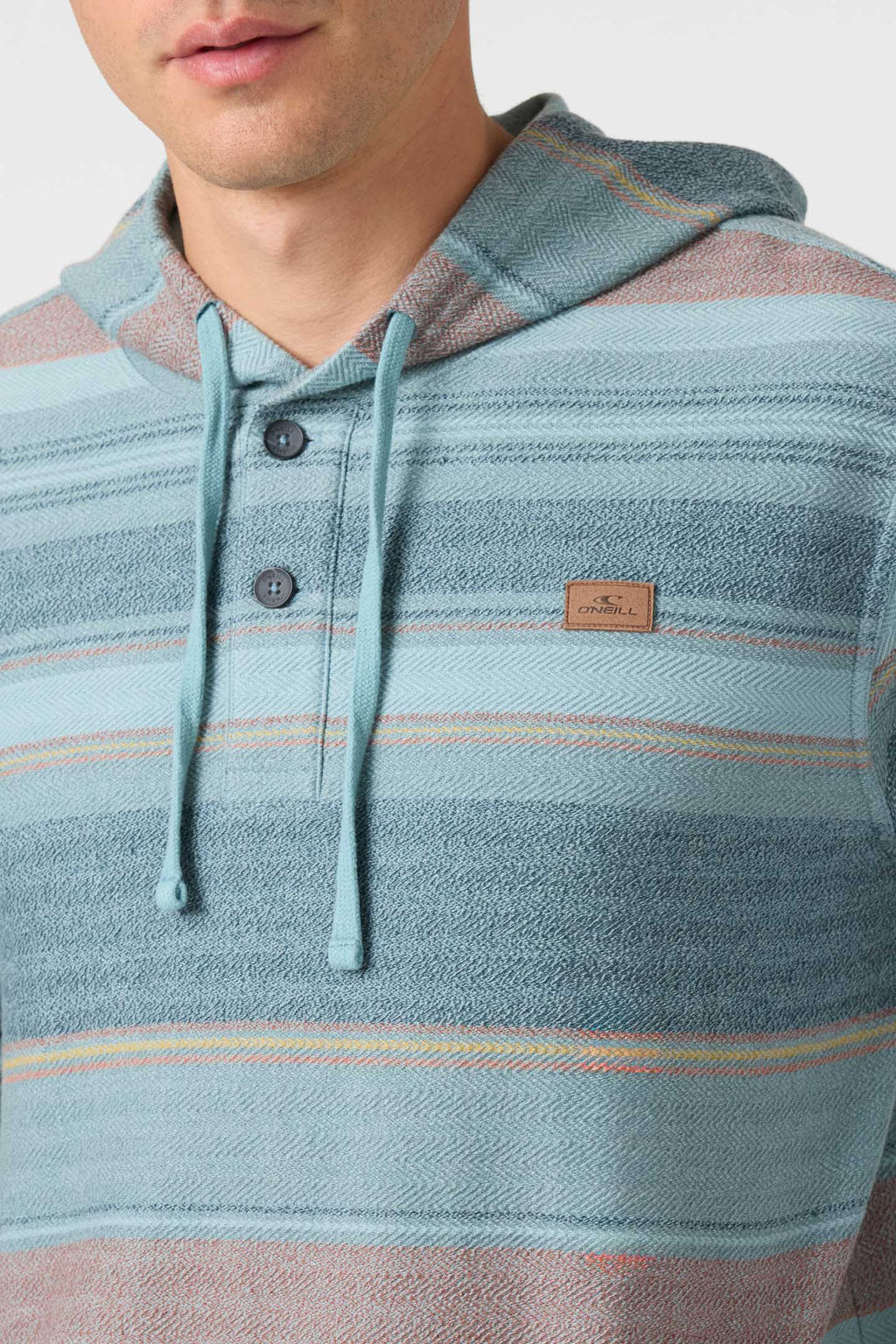 BAVARO STRIPE PONCHO HOODY