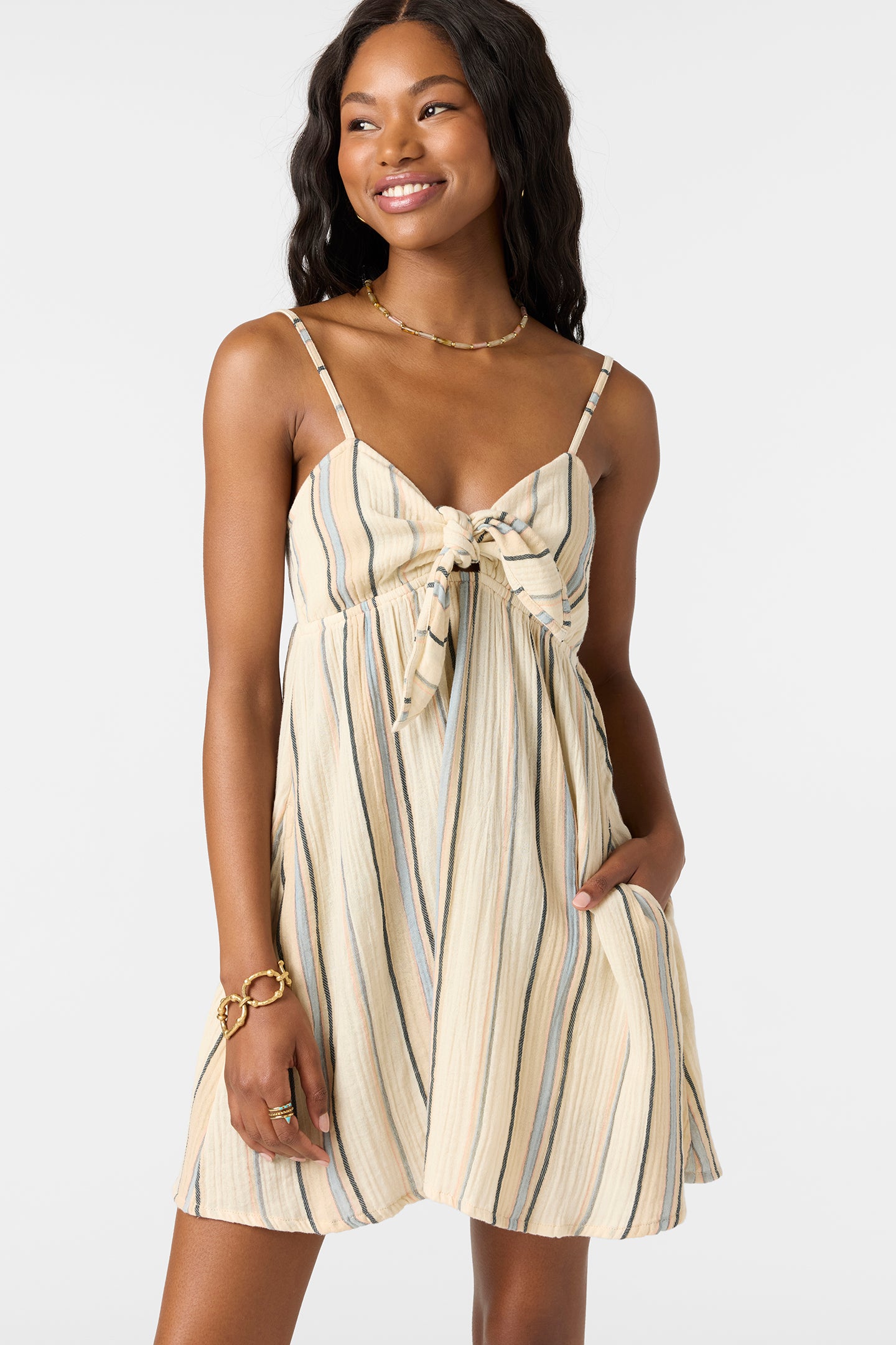 NATALYA STRIPE DRESS
