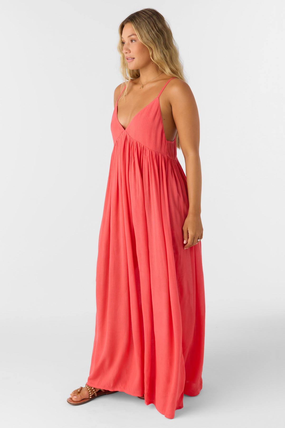 SALTWATER SOLIDS MEL MAXI DRESS