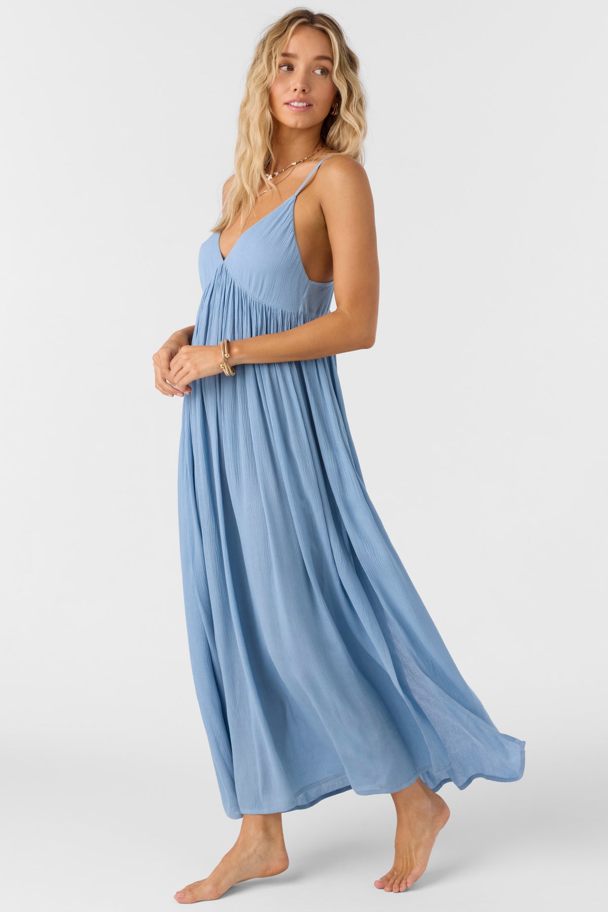 SALTWATER SOLIDS MEL MAXI DRESS