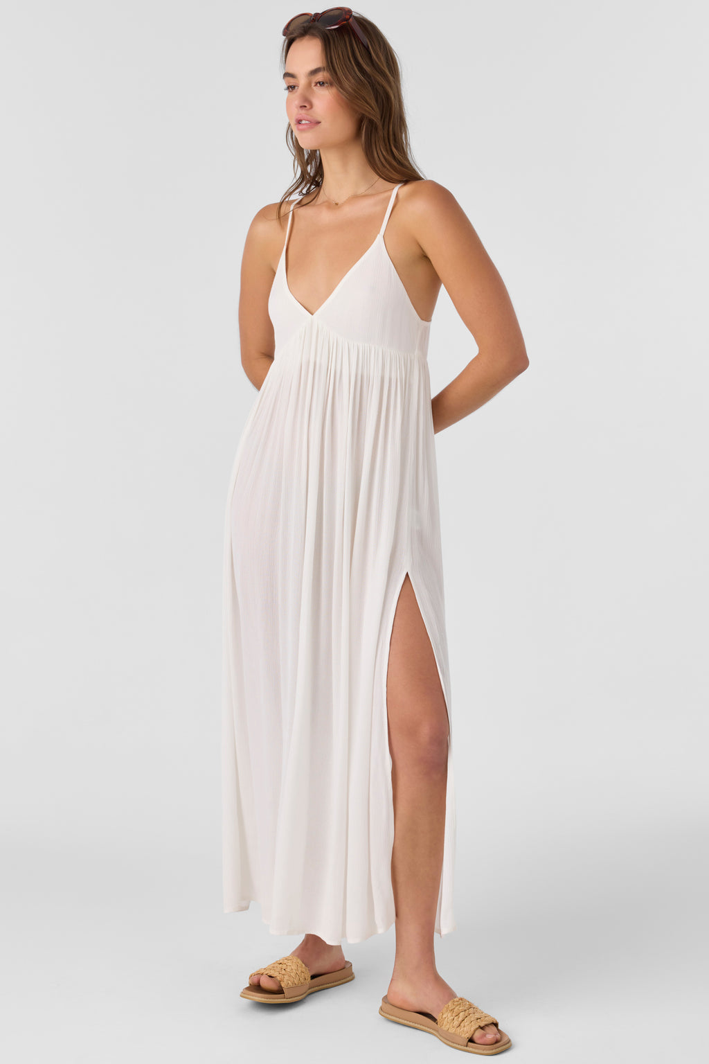 SALTWATER SOLIDS MEL MAXI DRESS