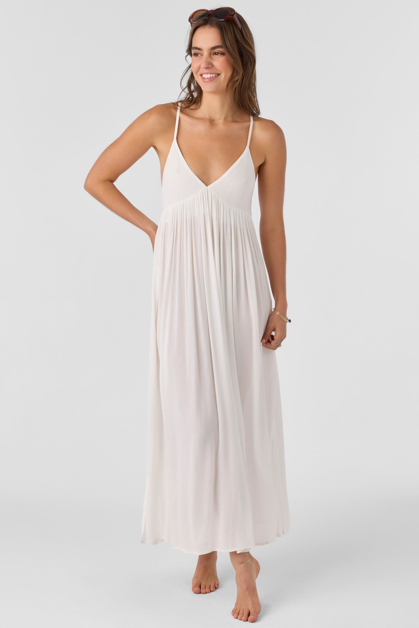 SALTWATER SOLIDS MEL MAXI DRESS