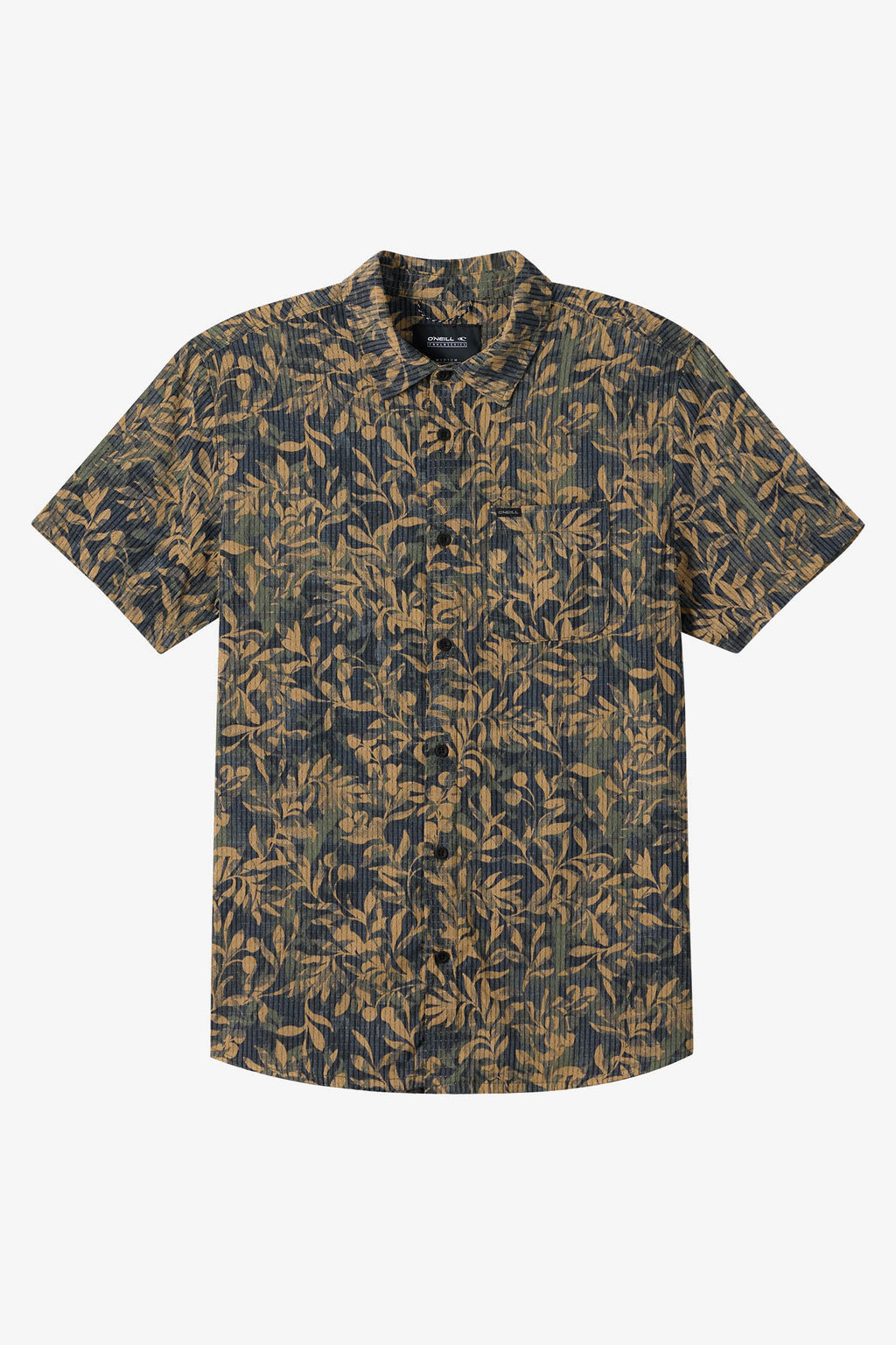 TRVLR PERFORATED PRINTED WOVEN SHIRT