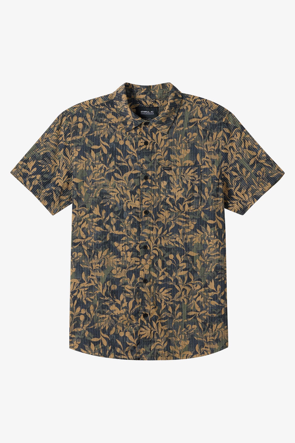 TRVLR PERFORATED PRINTED WOVEN SHIRT