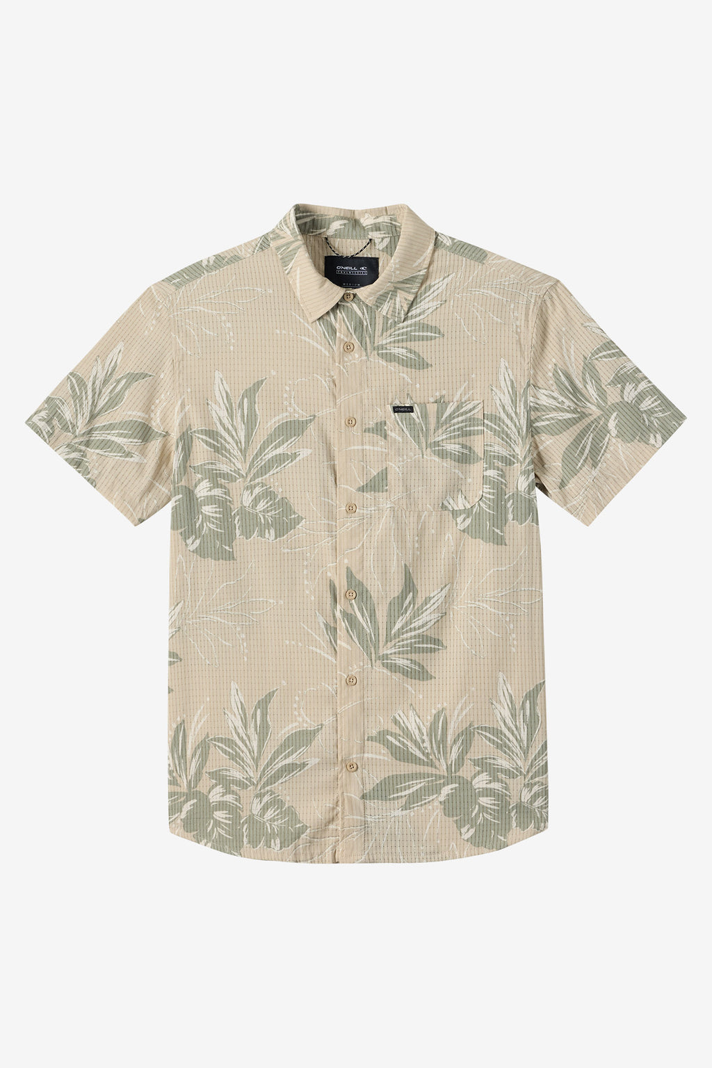 TRVLR PERFORATED PRINTED WOVEN SHIRT