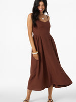 LINDEN SOLID DRESS