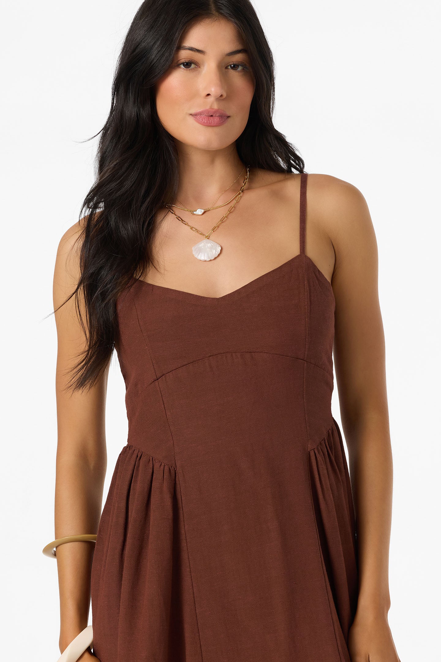 LINDEN SOLID DRESS