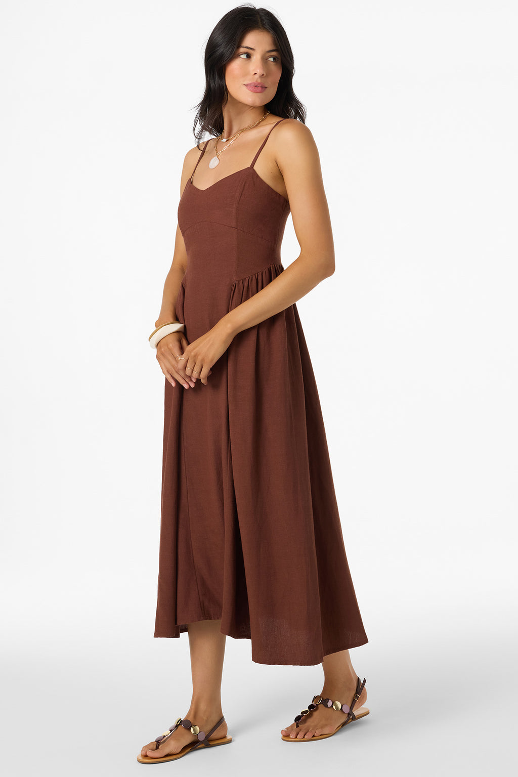 LINDEN SOLID DRESS