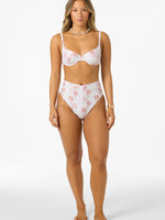 IVY FLORAL SEASHELL TOP