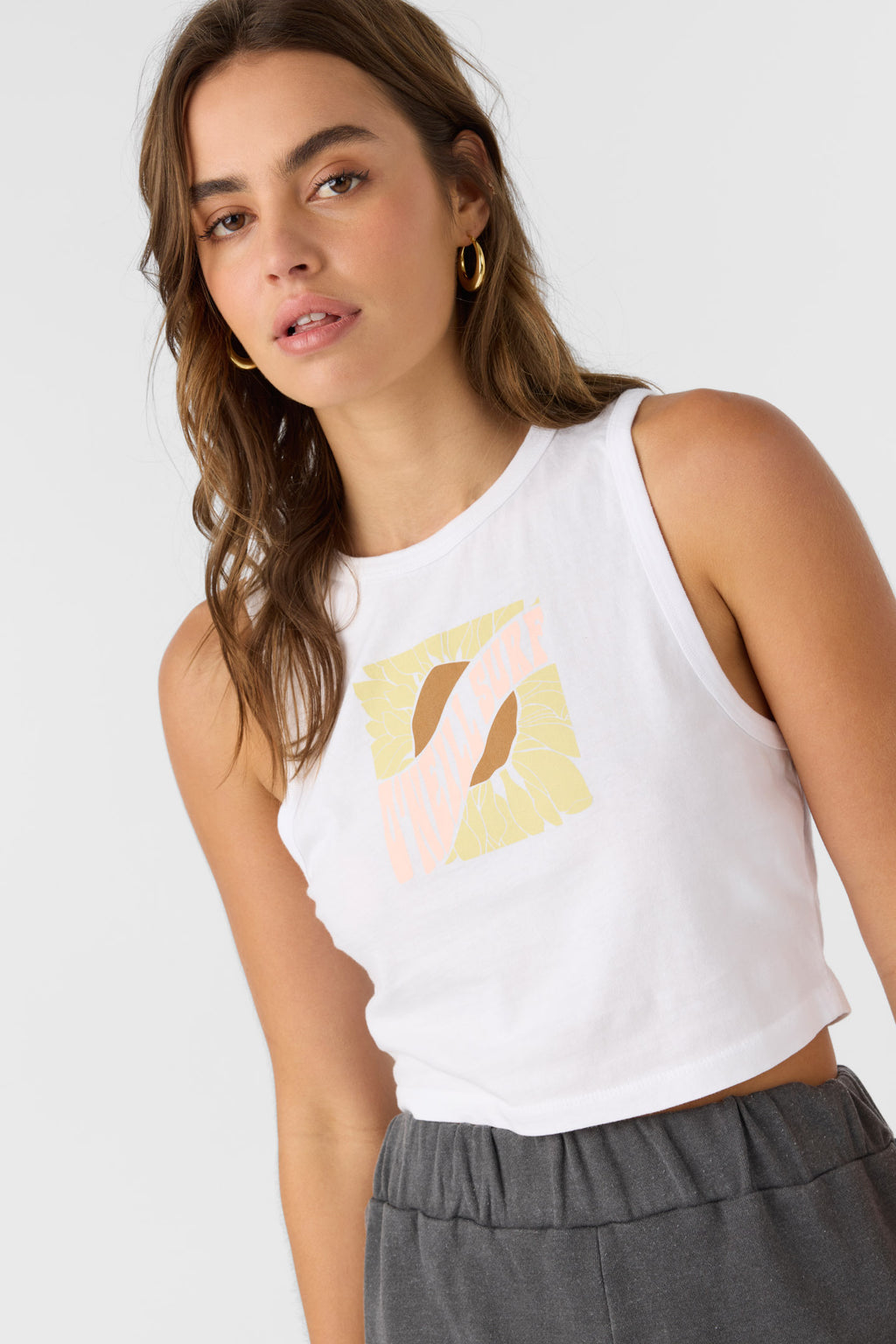 YELLOW FLOWER TANK