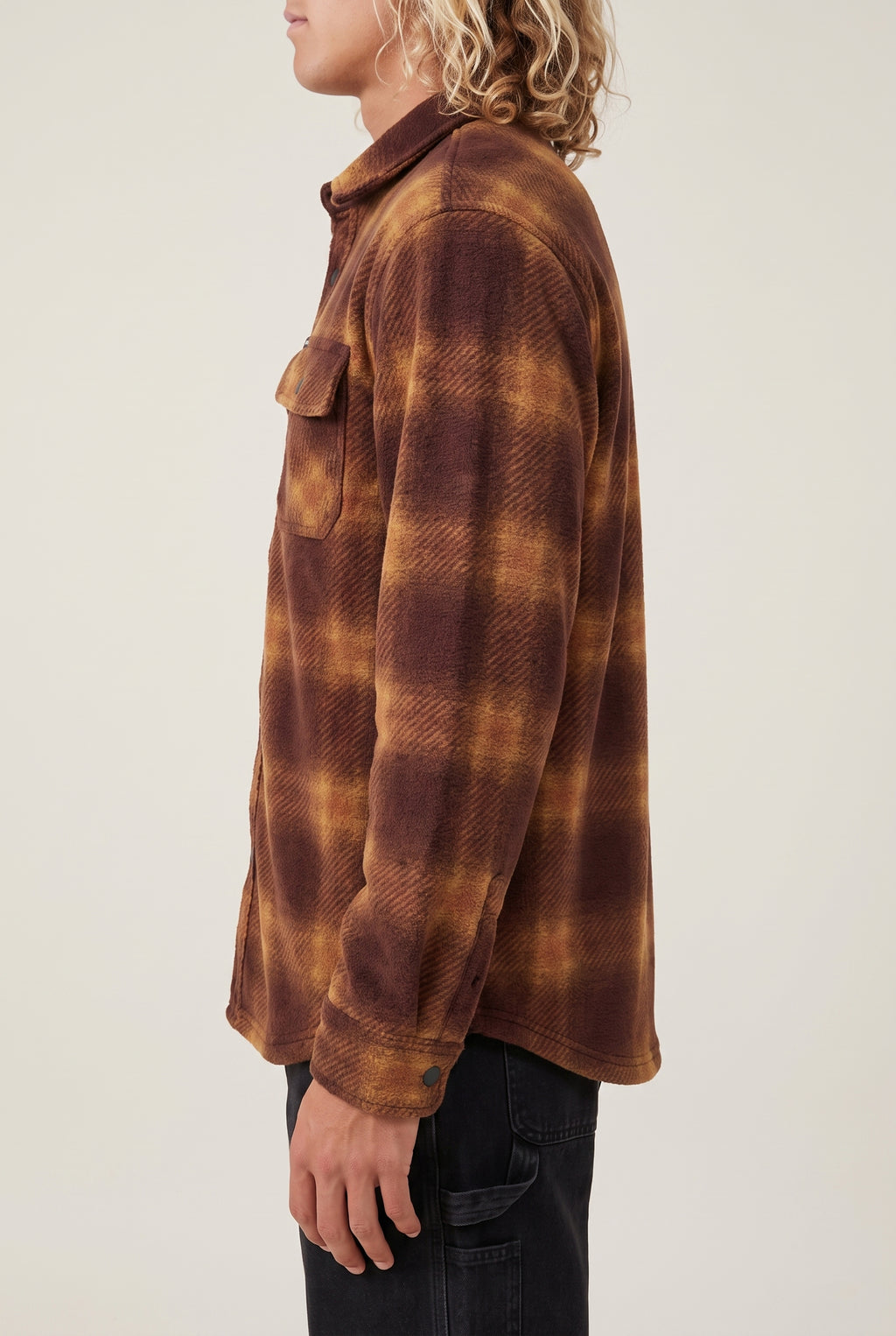 GLACIER PLAID SUPERFLEECE