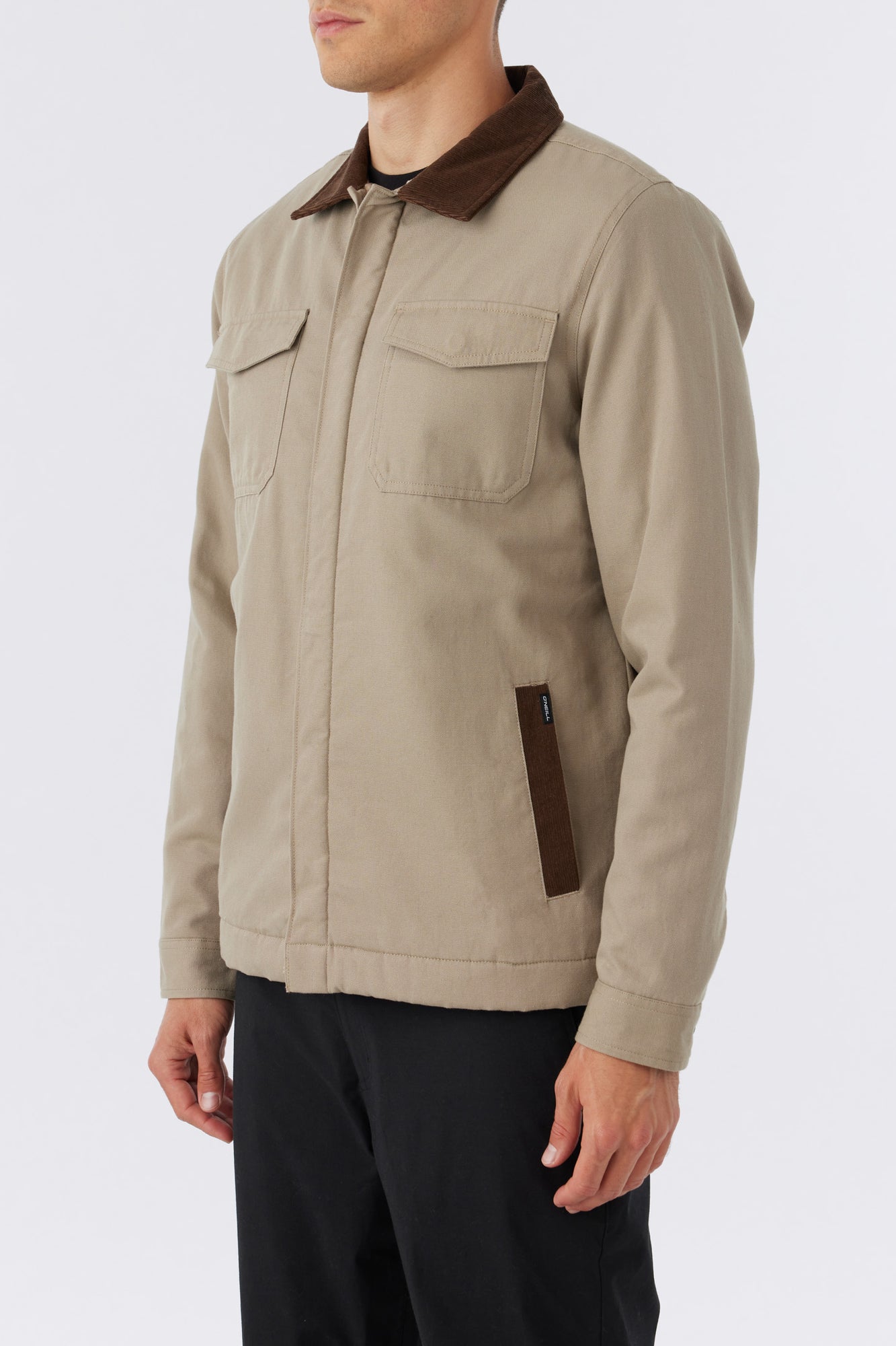 Sherpa lined 2025 khaki jacket