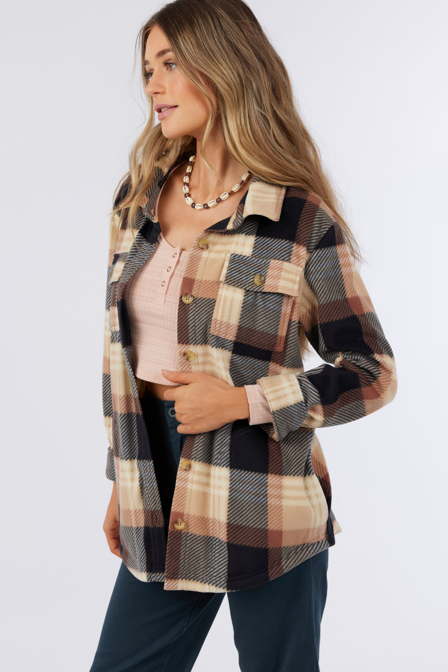 COLLINS FLEECE TOP