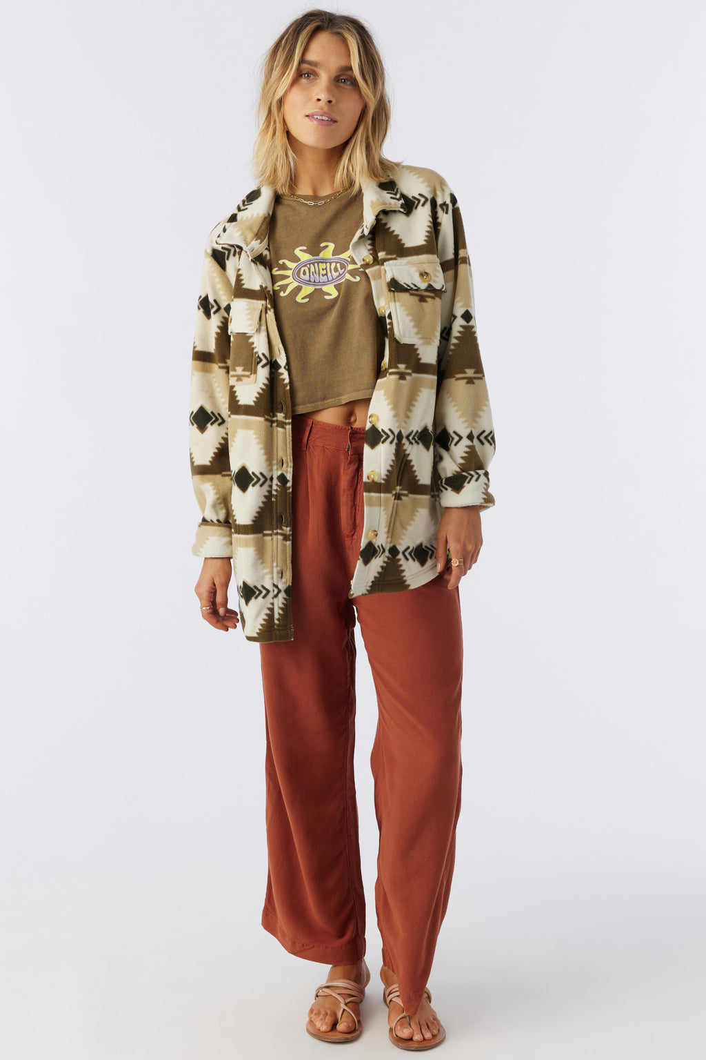 COLLINS FLEECE TOP