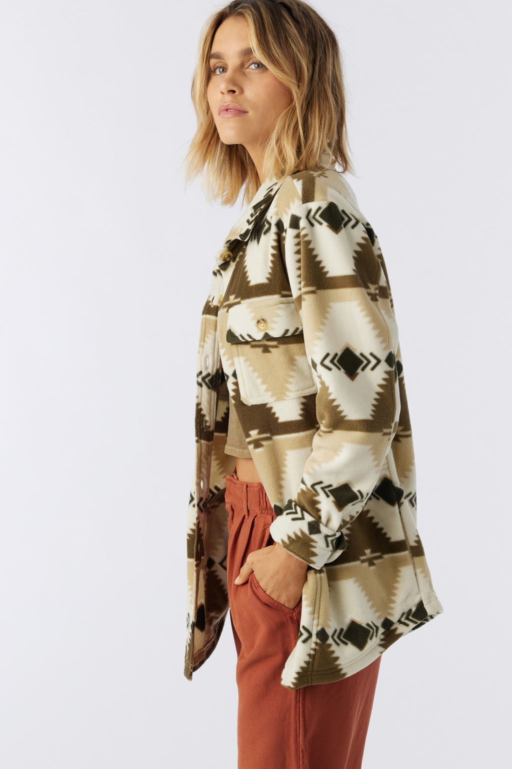 COLLINS FLEECE TOP