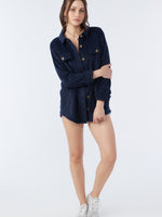 COLLINS SOLID FLEECE TOP